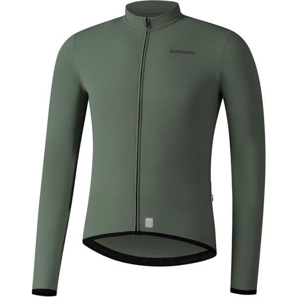 Shimano Clothing Men's Vertex Thermal Jersey; Green; Size XXL