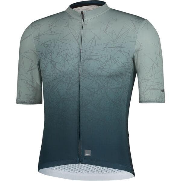 Shimano Clothing Men's; Breakaway Jersey; Moss Green; Size M