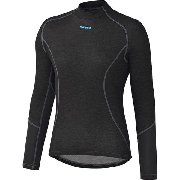 Shimano Clothing Women's Breath Hyper Baselayer; Black; Size L