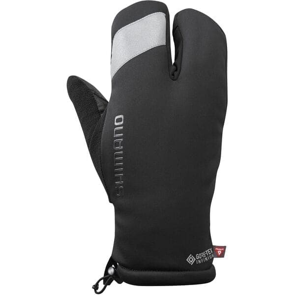 Shimano Clothing Unisex INFINIUM&trade; PRIMALOFT&reg; 2X2 Gloves; Black; Size L