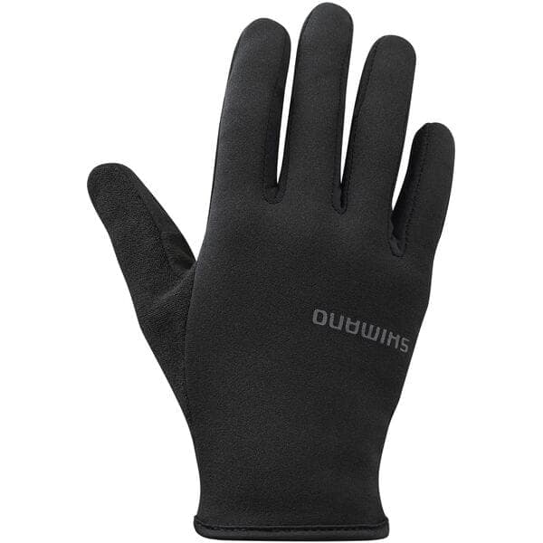 Shimano Clothing Unisex Light Thermal Gloves; Black; Size L