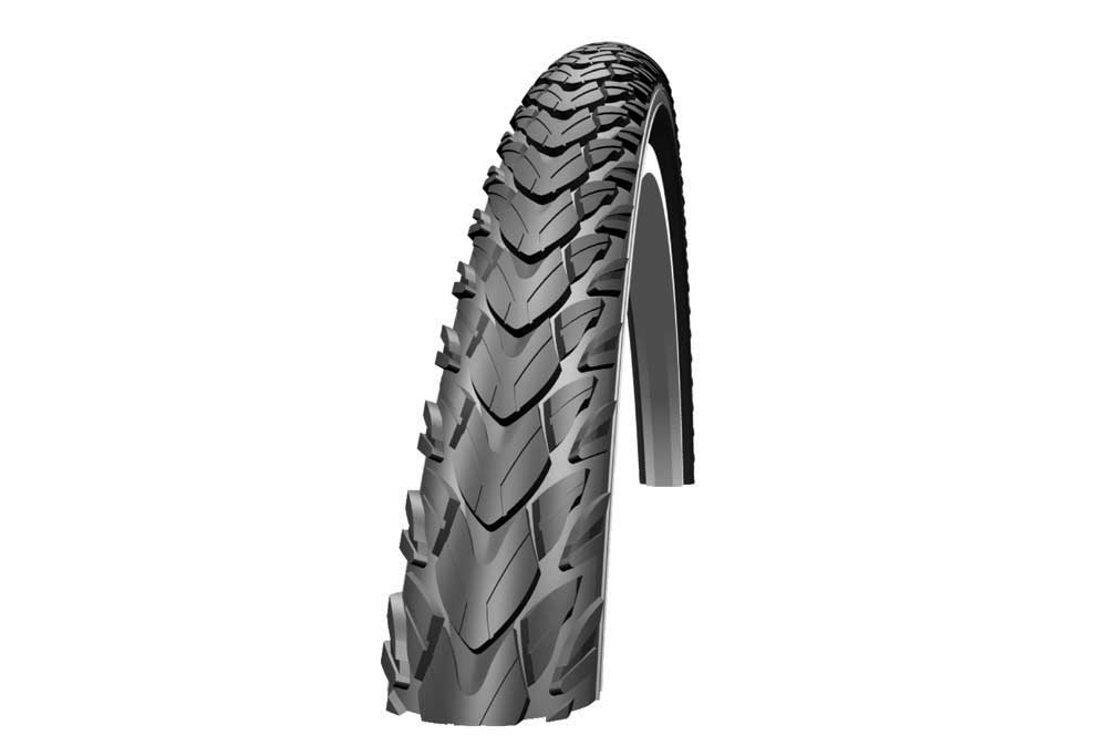 Schwalbe Marathon Plus Tour Smartguard, Black +Rflx - 26x2.00 - Black