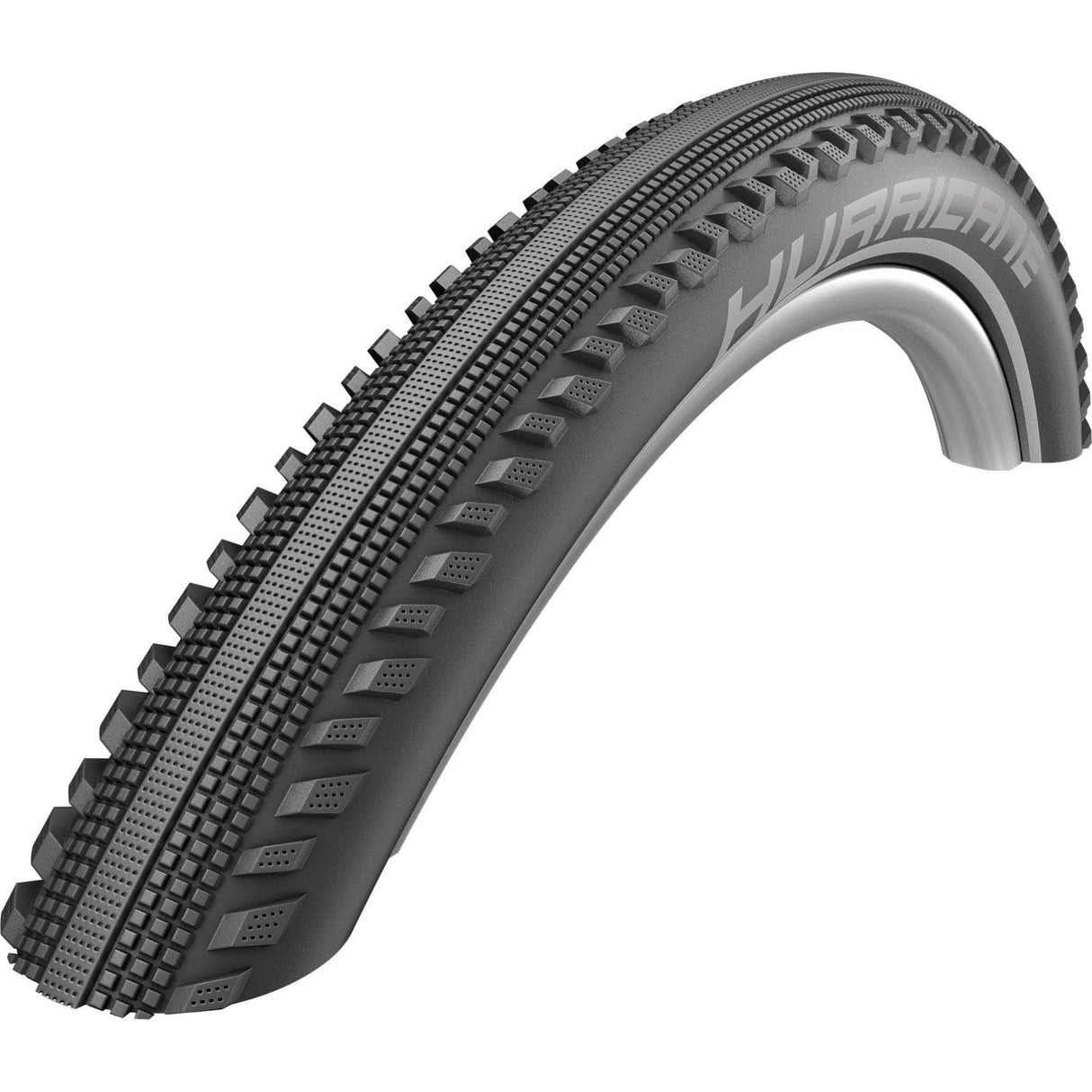 Schwalbe Hurricane Raceguard, Black +Rflx - 26x2.10 - Black