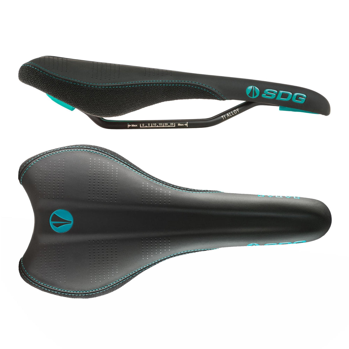 SDG Radar Ti-Alloy Saddle Turquoise