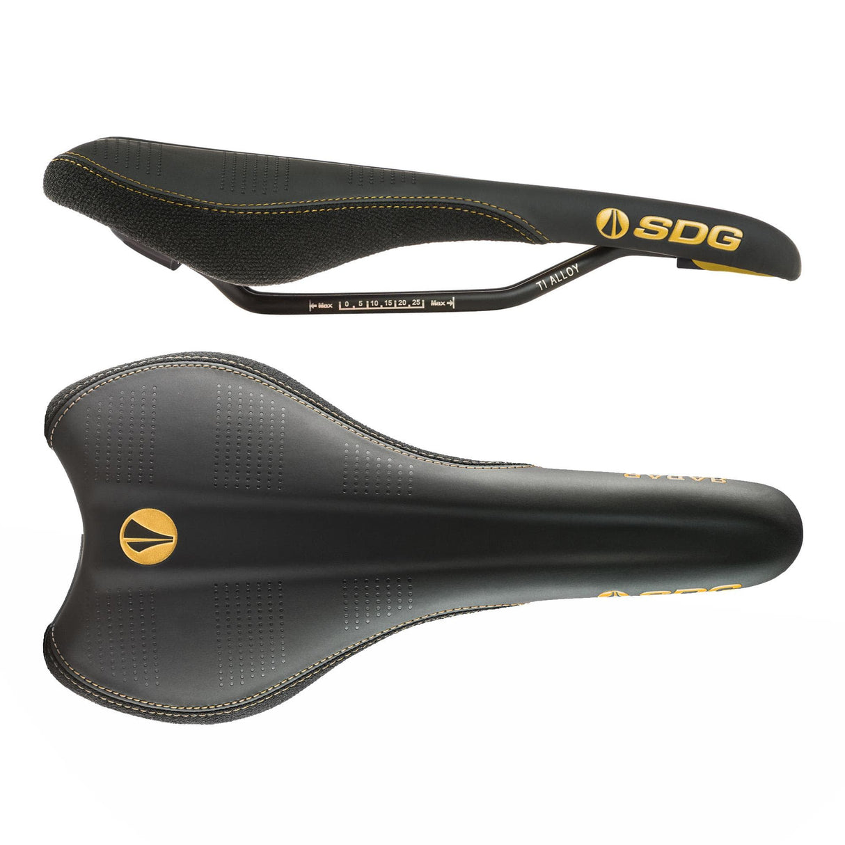 SDG Radar Ti-Alloy Saddle Gold