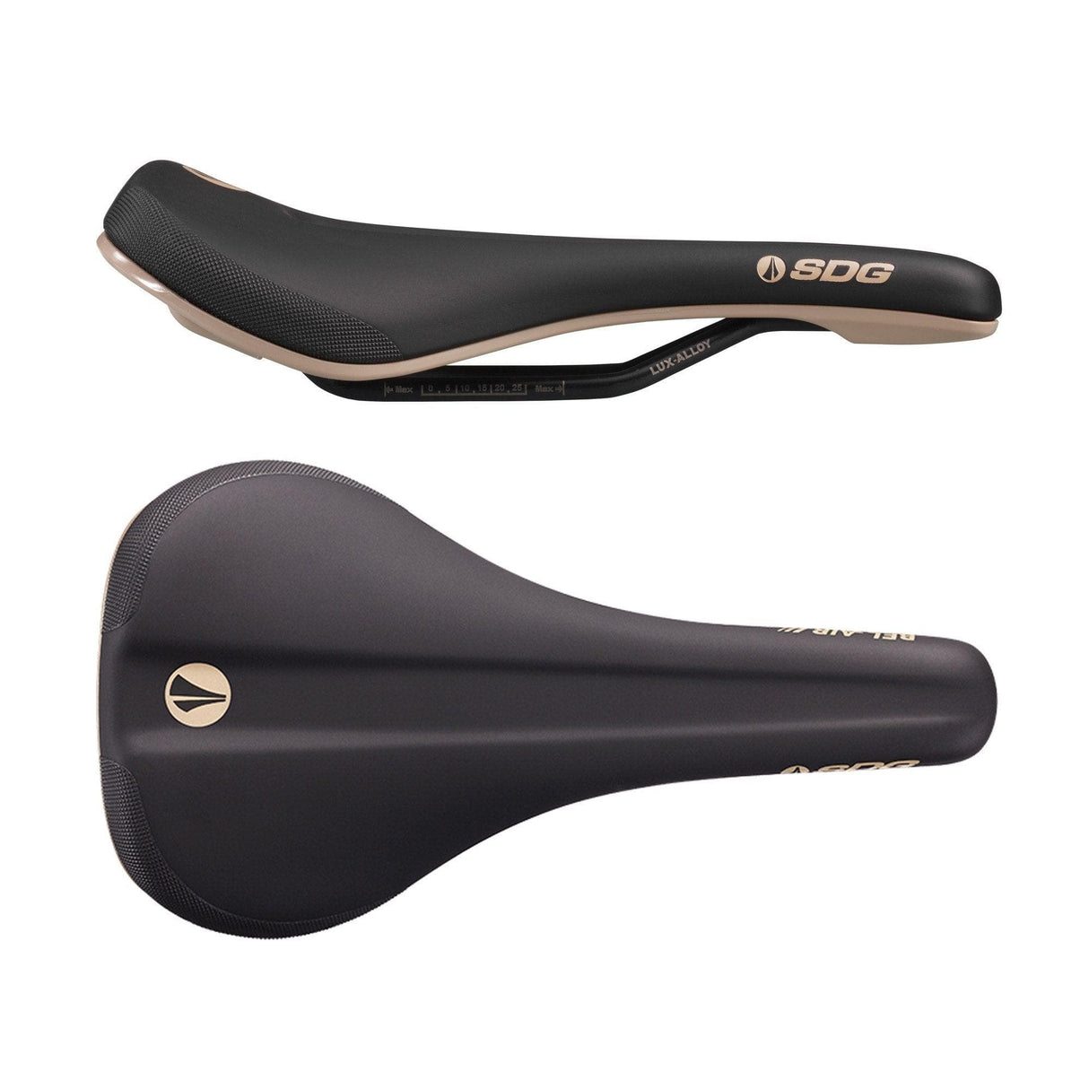 SDG Bel Air 3.0 Max Lux-Alloy Saddle Black / Tan