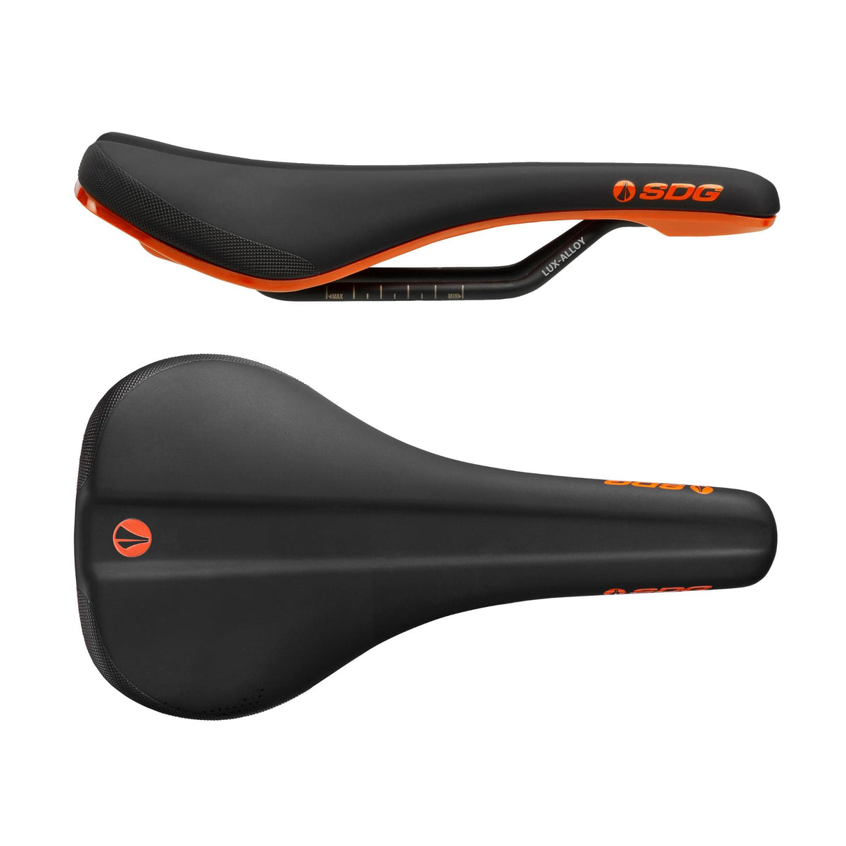 SDG Bel Air 3.0 Lux-Alloy Saddle Black / Orange