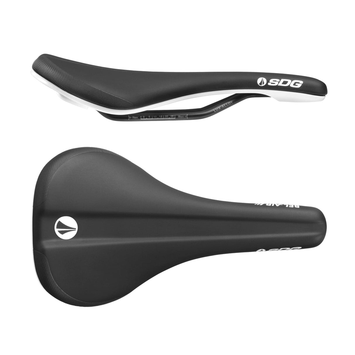 SDG Bel Air 3.0 Lux-Alloy Saddle Black / White