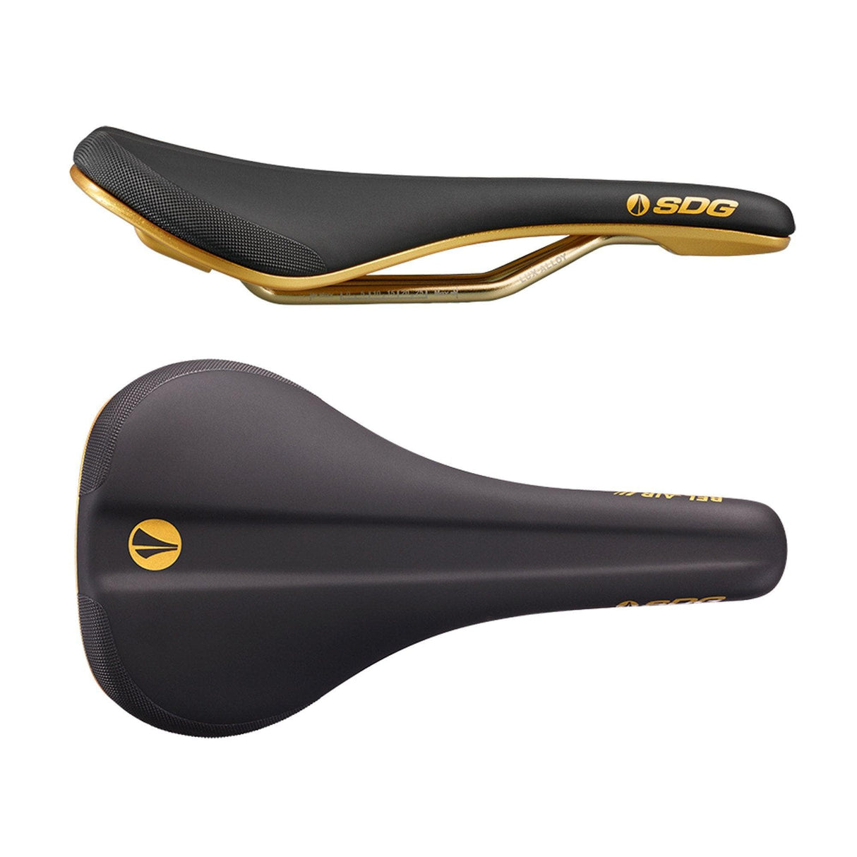 SDG Bel-Air V3 Galactic Lux-Alloy Saddle Black / Gold