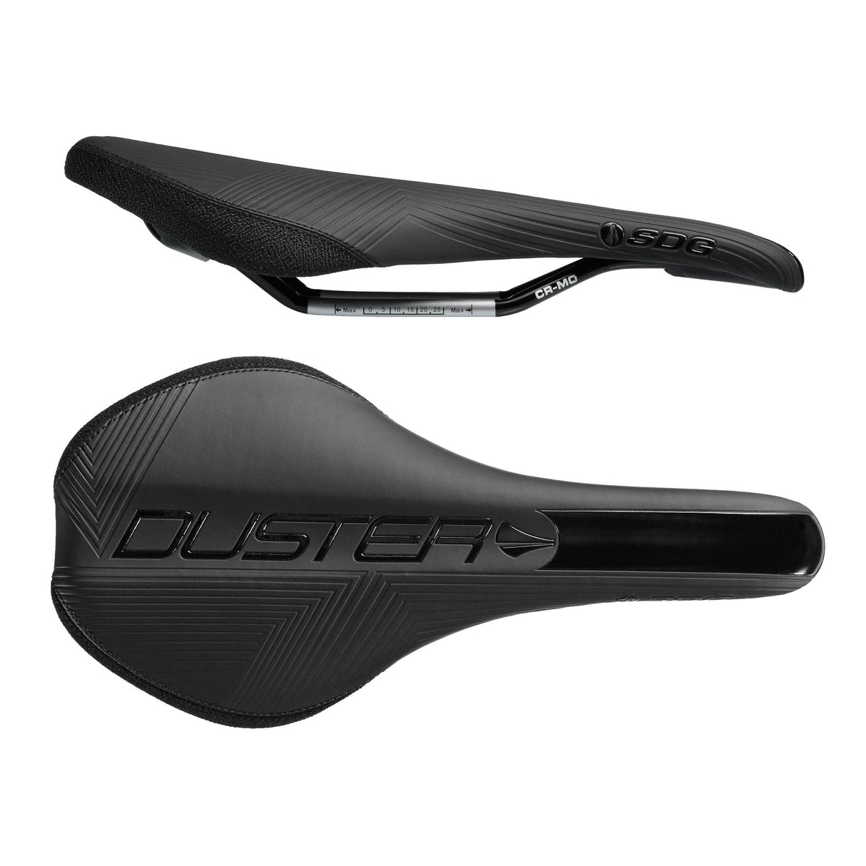 SDG Duster Mtn P Cro-Mo Rail Saddle Black