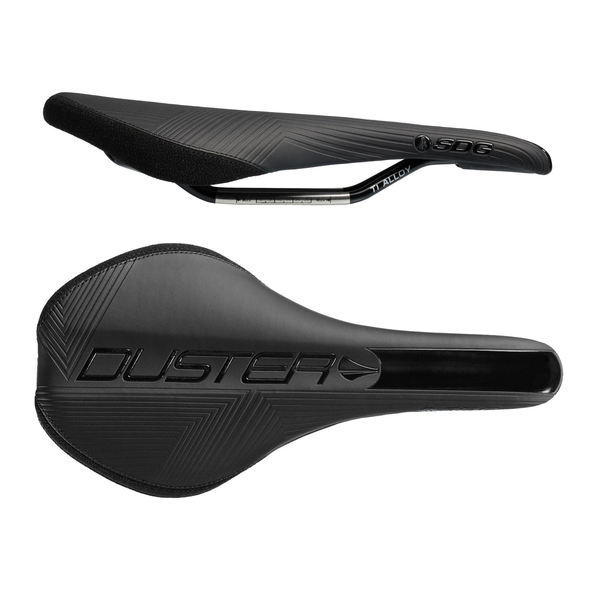 SDG Duster Mtn P Ti-Alloy Rail Saddle Black