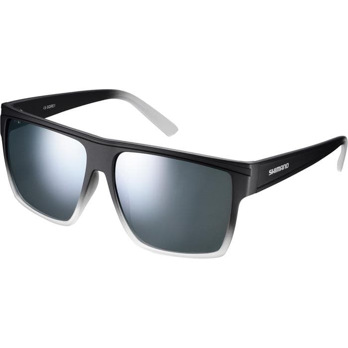 Shimano Square Glasses - Midnight - Smoke Silver Mirror