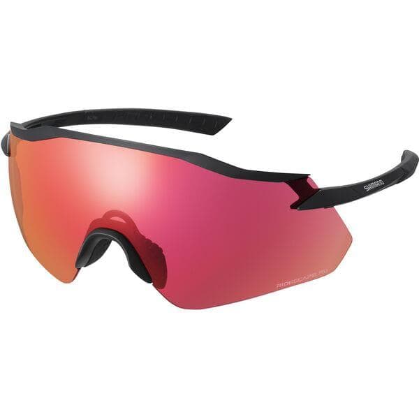 Shimano Equinox Glasses; Metallic Black; RideScape Road Lens