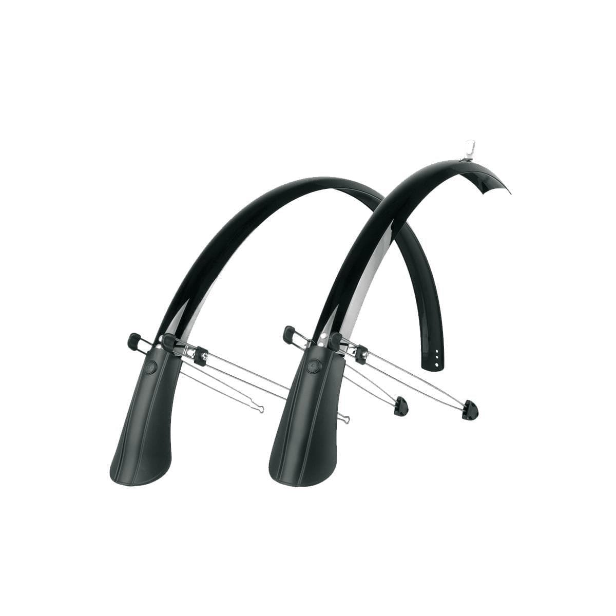 Sks Commuter Mudguard Set With Spoiler: Black 45Mm 28"