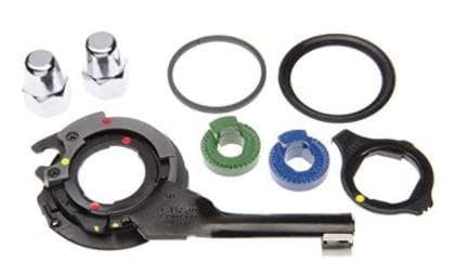 Shimano Nexus SM-8S31 fittings kit for Vertical drop outs; green and blue (8R/8L)