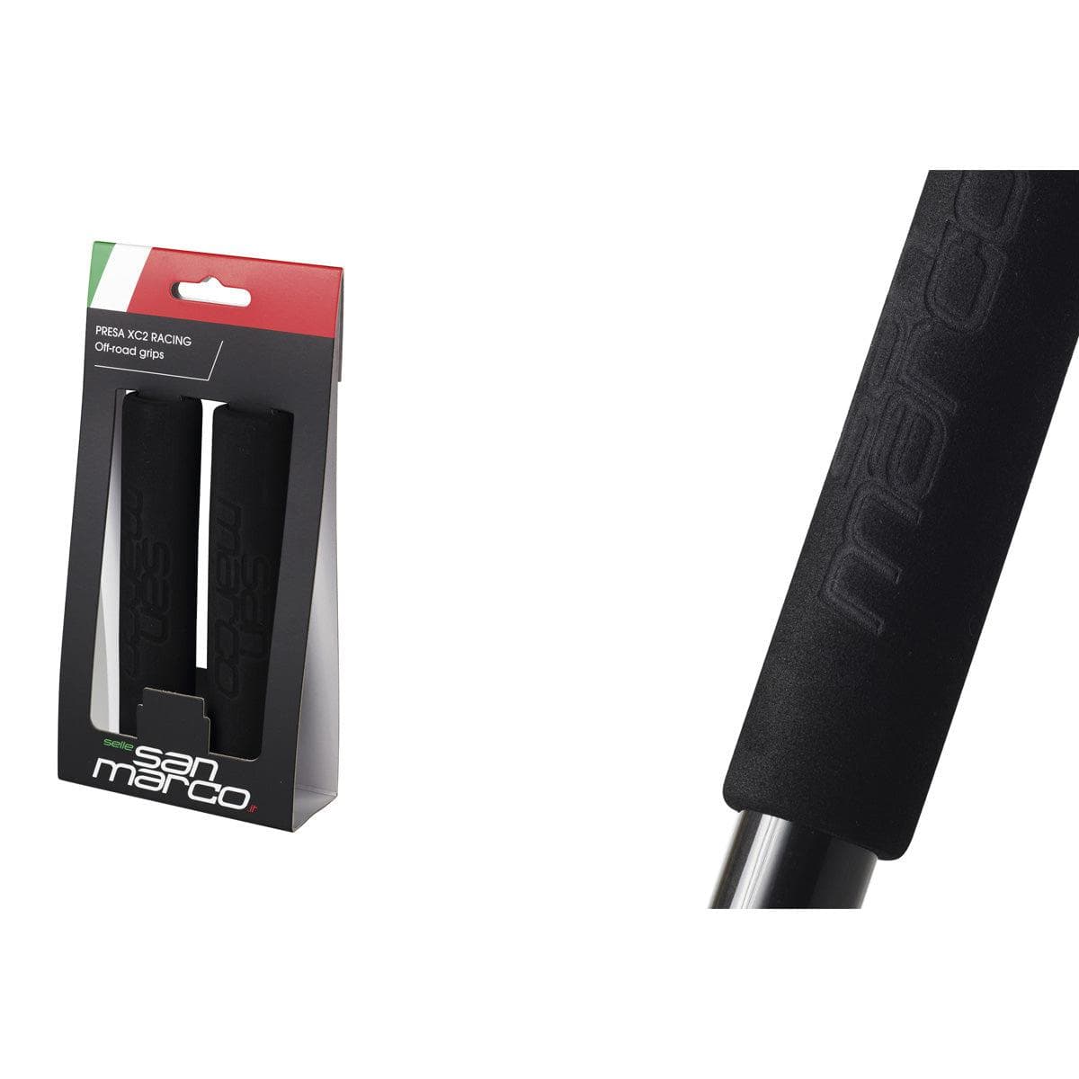 Selle San Marco Presa Xc2 Racing Grips: Black