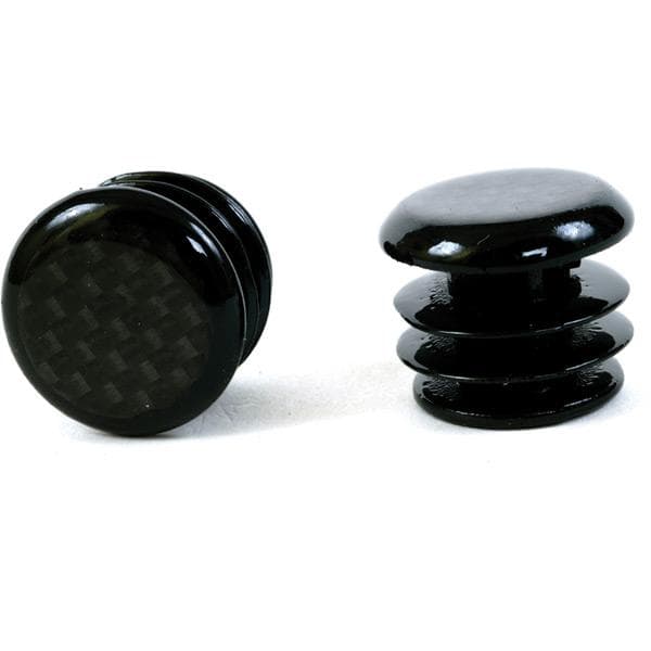 M Part Carbon fibre look bar end plugs for Road bikes