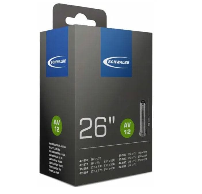 Schwalbe Av Schrader Tube - 26" x 1.0-1.5" (AV12A) - Black