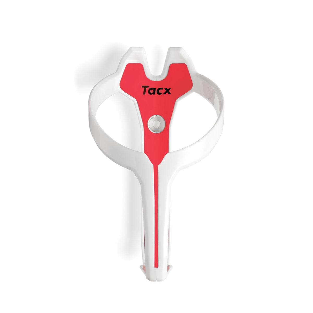 Tacx Foxy Bottle Cage  White/Red: White/Red