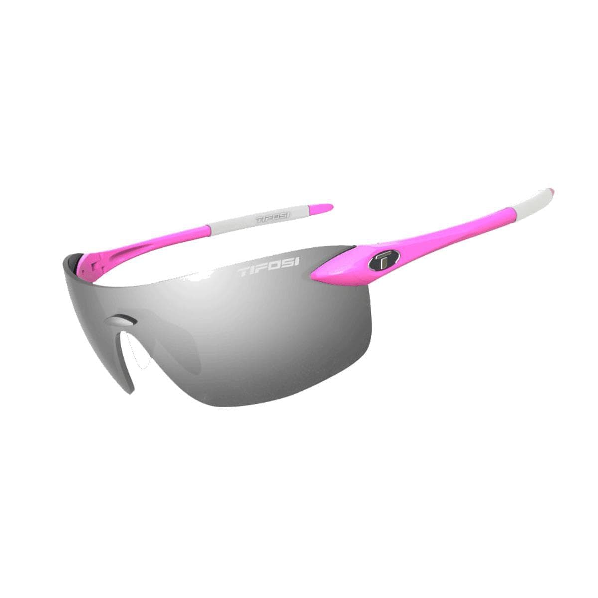 Tifosi Vogel Frameless Sunglasses 2018: Neon Pink/Smoke