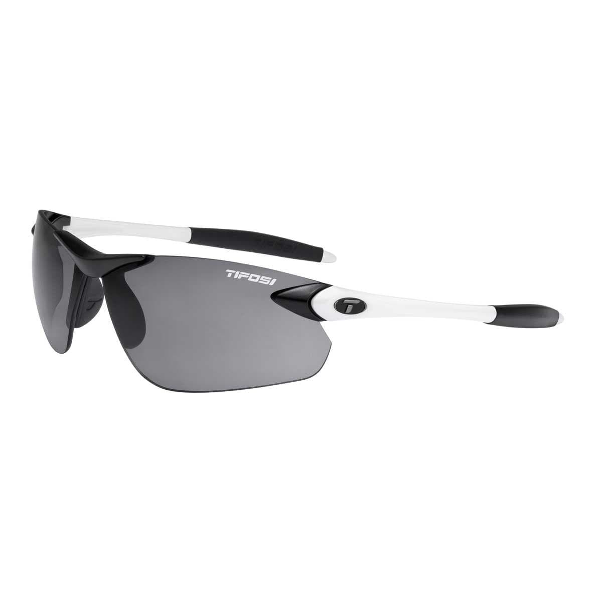 Tifosi Seek Fc White/Black Fototec Smoke Lens Sunglasses 2018: White/Black