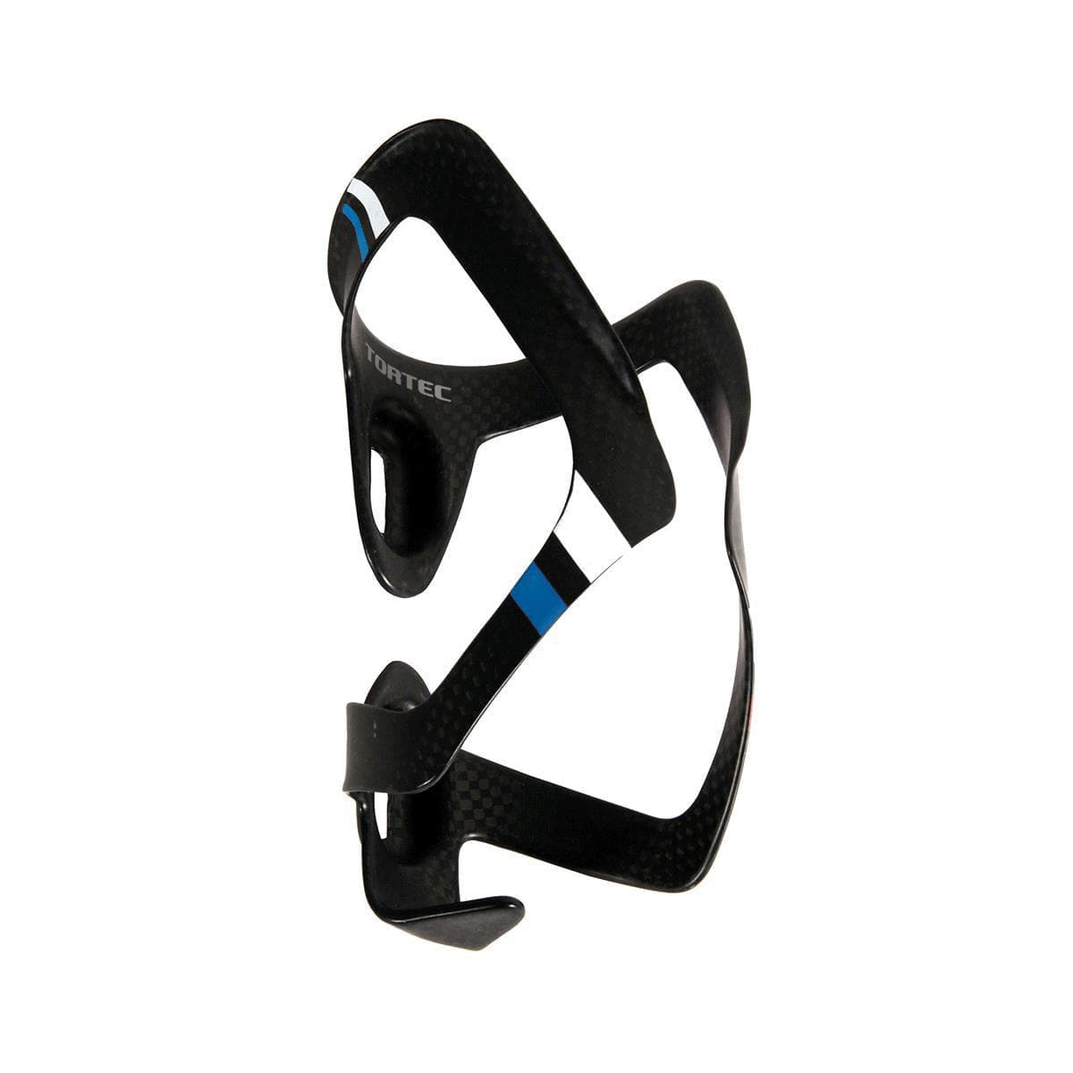 Tortec Scala Carbon Bottle Cage: Carbon/White/Blue