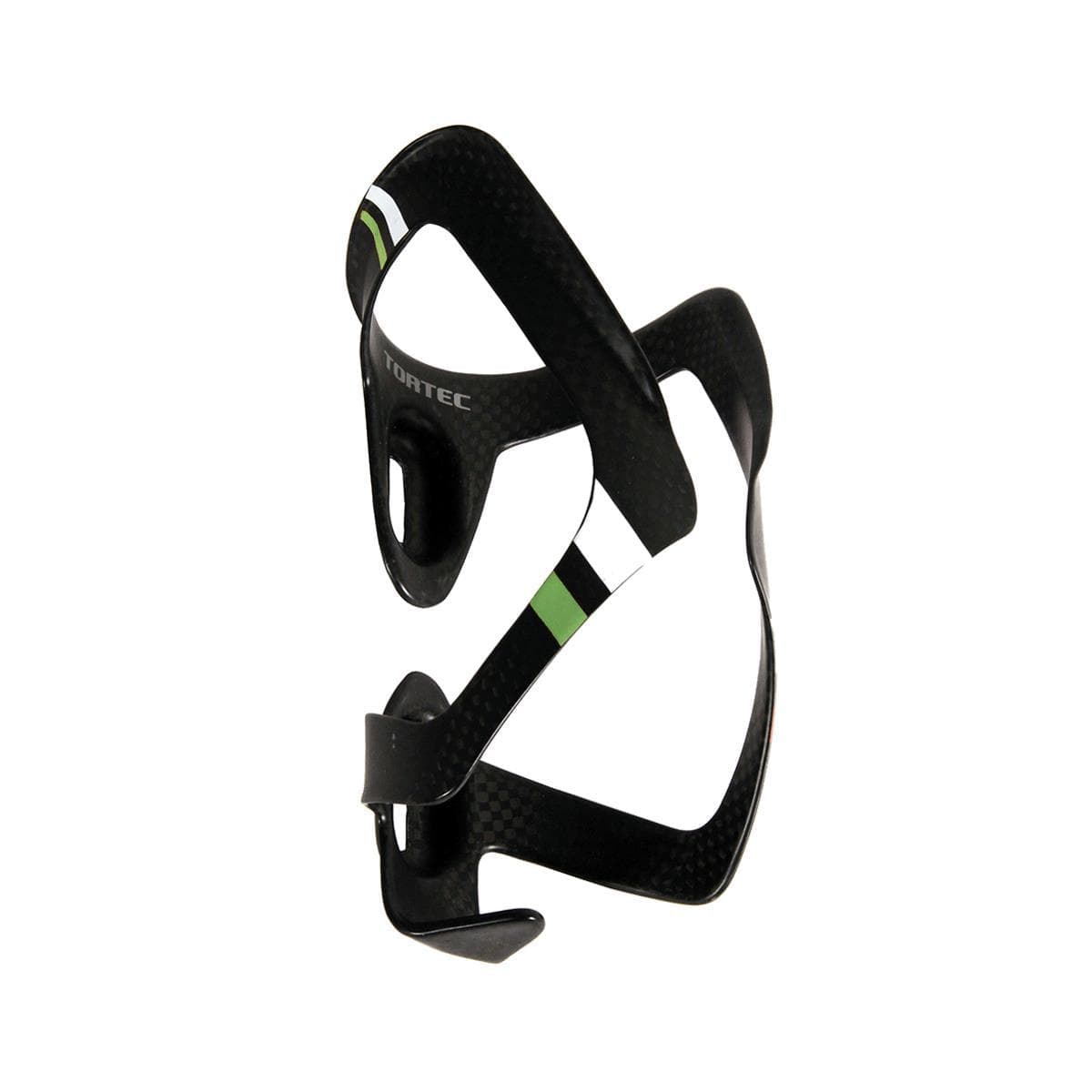 Tortec Scala Carbon Bottle Cage: Carbon/White/Green