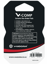 Vandorm V-COMP Ceramic Compound Disc Brake Pads - Hayes, Promax