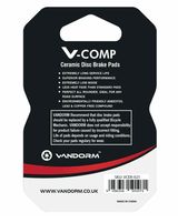 Vandorm V-COMP CERAMIC COMPOUND Disc Brake Pads - Avid Trail, Elixir, Sram