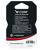 Vandorm V-COMP Ceramic Compound Disc Brake Pads - Avid Code