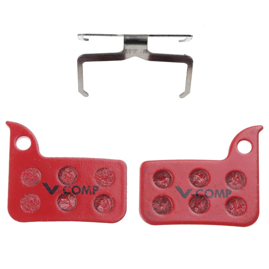 Vandorm V-COMP Ceramic Compound Disc Brake Pads - SRAM Rival, Force, Red