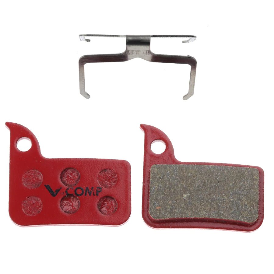 Vandorm V-COMP Ceramic Compound Disc Brake Pads - SRAM Rival, Force, Red