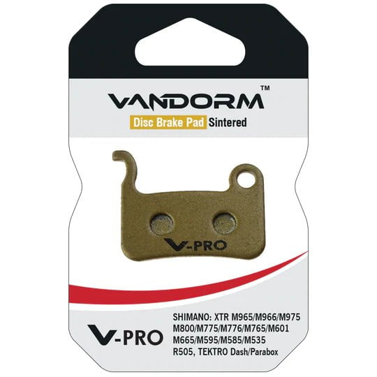 Vandorm V-PRO SINTERED COMPOUND Disc Brake Pads - Shimano XTR, Tektro