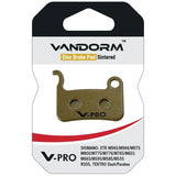 Vandorm V-PRO SINTERED COMPOUND Disc Brake Pads - Shimano XTR, Tektro