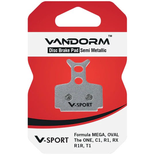 Vandorm V-SPORT Semi MetalicDisc Brake Pads - Formula Mega, Oval, One