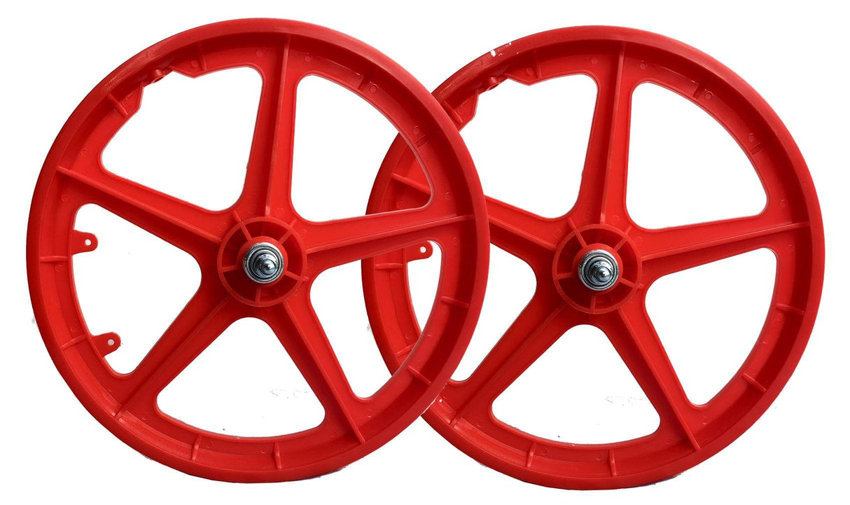 Vandorm 20" BMX Mag Wheel Set - 5 Spoke Straight - MULTIPLE COLOURS