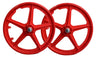 Vandorm 20" BMX Mag Wheel Set - 5 Spoke Straight - MULTIPLE COLOURS