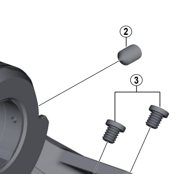 Shimano Spares SW-M9050 unit fixing bolt