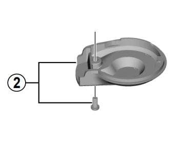 Shimano SLX SL-M7000 Left Hand Main Lever Cover And Fixing Screw - Y06N98020