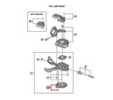 Shimano SLX SL-M7000 Left Hand Main Lever Cover And Fixing Screw - Y06N98020