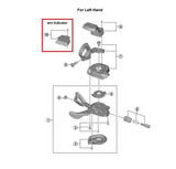 Shimano Spares SL-M7000 Left Hand Base Cap And Fixing Screw - Y06N98080