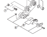 Shimano Spares SM-CD50 Lower guide unit