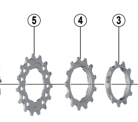 Shimano Spares CS-M9000 sprocket 11T