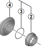 Shimano Spares HB-M618 adjusting washer