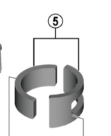 Shimano Spares FD-R2000 clamp band adapter; 31.8 mm