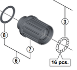 Shimano FH-M9010 complete freewheel body