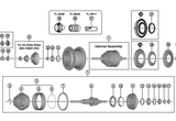 Shimano Spares SG-C6001-8R8V Internal assembly; 203 mm