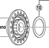 Shimano Spares FH-RM35 hub shell spacer