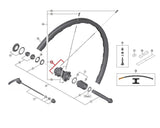 Shimano XTR WH-M9000-TL-275 Spoke - 279mm With Spherical Washer - Y48A98010