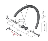 Shimano WH-RS81 Complete Quick Release Skewer; 133mm - Y49P98010